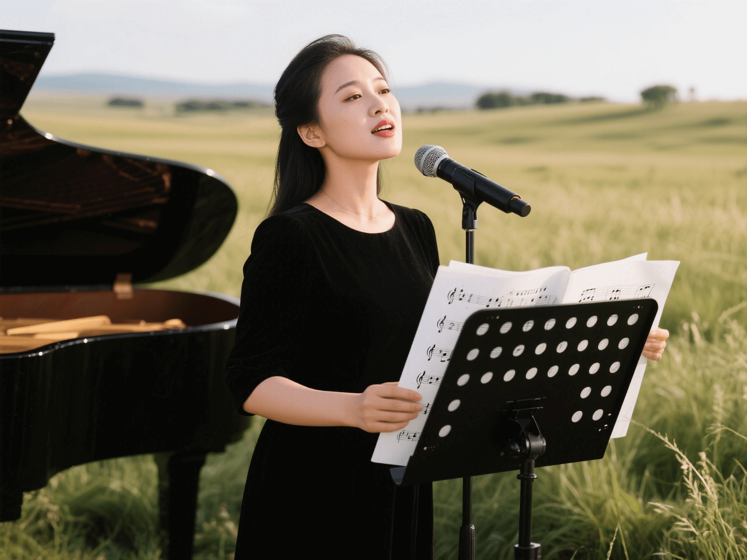 赋得古原草送别 女高音唱谱